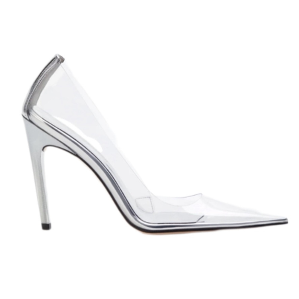 glass Good American 'cinder-f*cking-rella' clear vamp pumps - Picture 8 of 9